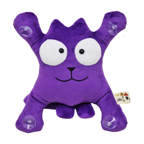 Игрушка на присосках "Кот Саймон", фиолетовый (Селена)