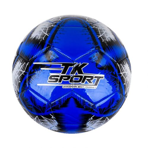 Мяч футбольный "TK Sport" №5, синий (TPE) (MiC)