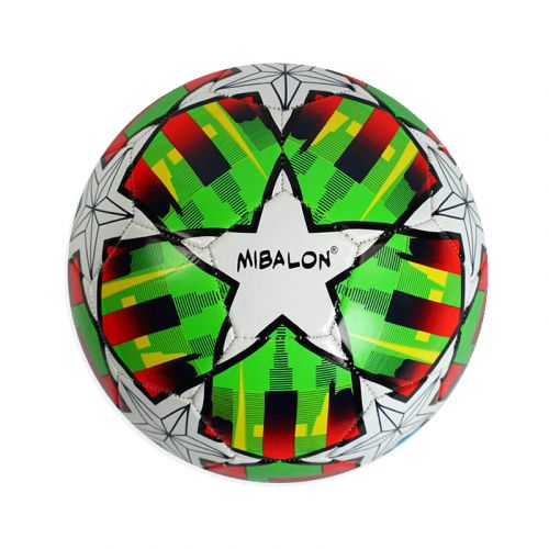 Мяч футбольный "Mibalon" №5, зеленый (PVC) (MiC)