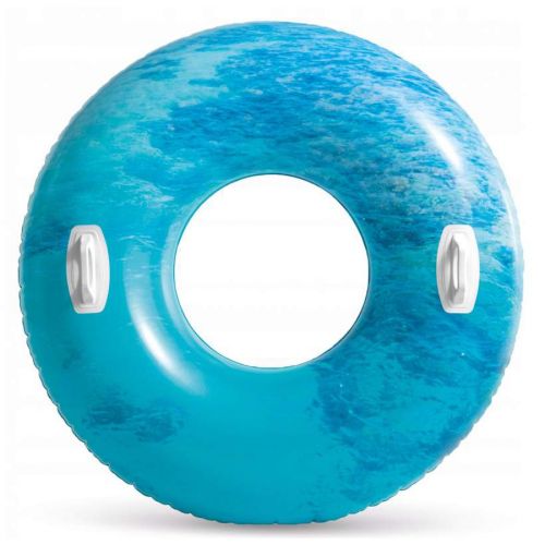 Надувний круг "Хвиля" (d=114 см) блакитний (Intex)