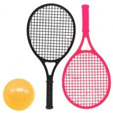 Набор для тенниса (2 ракетки и мячик), розовый