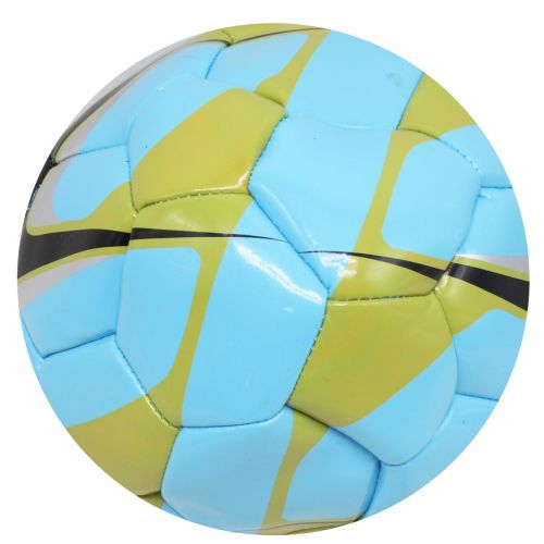 Мяч футбольный детский №5, голубой (PVC) (MiC)