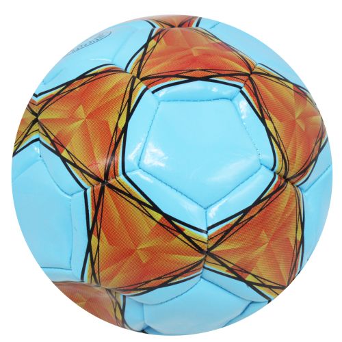 Мяч футбольный детский №5, голубой (PVC) (MiC)