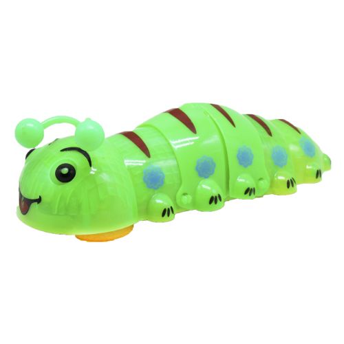 Музыкальная игрушка "Гусеница" (25 см), зеленая (MiC)