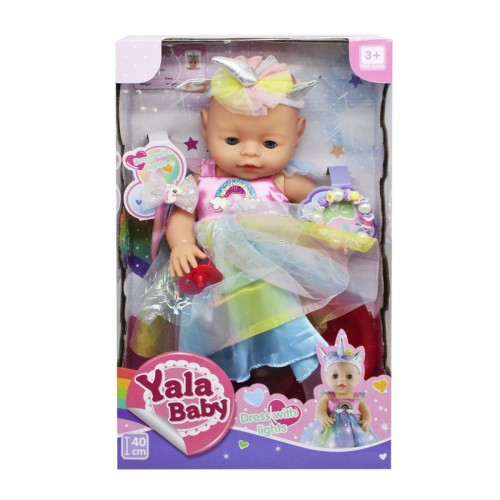 Пупс "Yala Baby" в різнокольоровій сукні