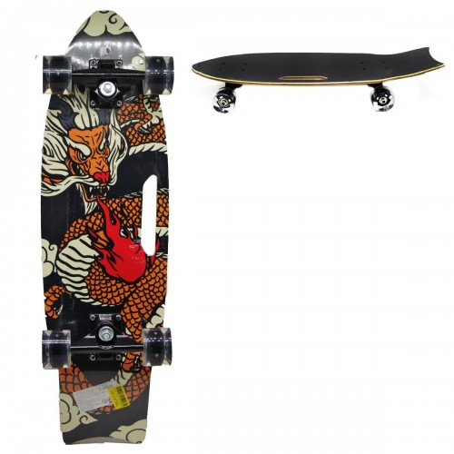 Скейтборд с ручкой "Китайский дракон", 72 cм (MiC)