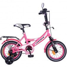 Велосипед дитячий 2-х коліс.12'' 211205(1 шт)Like2bike Sky, рожевий, рама сталь, з дзвінком, руч.гальмо, зборка 75%