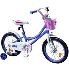 Велосипед дитячий 2-х коліс.12'' 211209 (1 шт) Like2bike Jolly, бузковий, рама сталь, із дзвінком, руч.гальма, збірка 75%