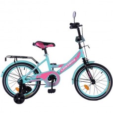 Велосипед дитячий 2-х коліс.16'' 211601(1 шт)Like2bike Sky, бірюзовий, рама сталь, з дзвінком, руч.гальмо, зборка 75%