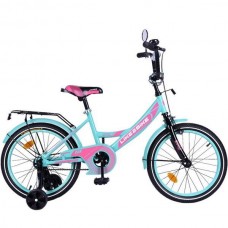 Велосипед дитячий 2-х коліс.18'' 211803(1 шт)Like2bike Sky, бирюзовий, рама сталь, з дзвінком, руч.гальмо, зборка 75%