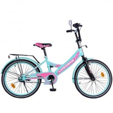 Велосипед дитячий 2-х коліс.20'' 212003(1 шт)Like2bike Sky, бирюзовий, рама сталь, з дзвінком, руч.гальмо, зборка 75%