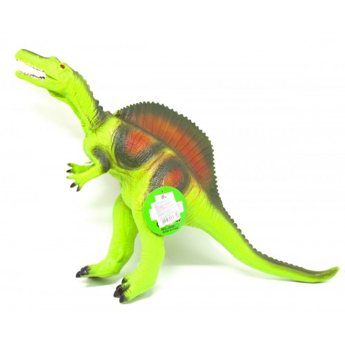 Резиновый динозавр "Спинозавр", большой, зеленый