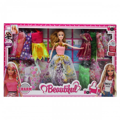 Кукла с нарядами (20 шт) в интернет-магазине игрушек