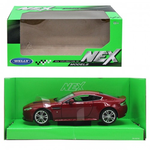 Машина метал Aston Martin V12 Vantage 1:24 вишнева (Країна іграшок)