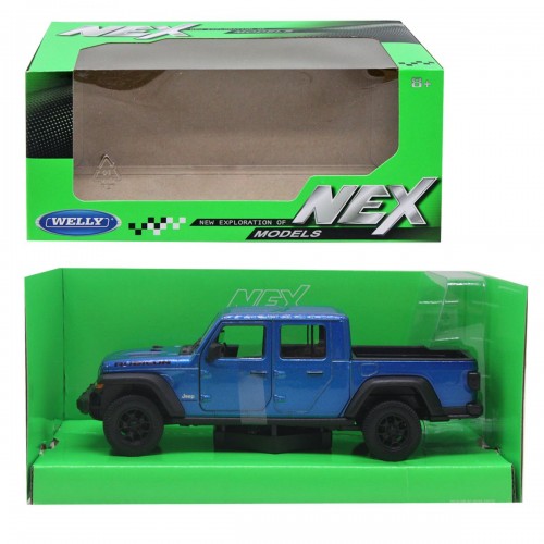 Металлическая модель Jeep Gladiator, 1:24, синий