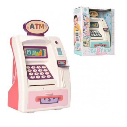 Копилка-банкомат "Baby ATM", розовый (MiC)
