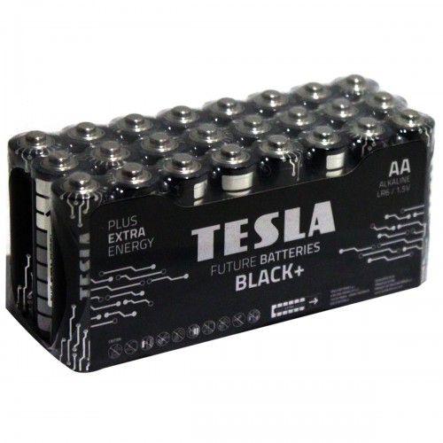 Первинні елементи та первинні батареї TESLA BATTERIES AA BLACK+ 24 MULTIPACK ( LR06 / SHRINK 24 шт.) (MiC)