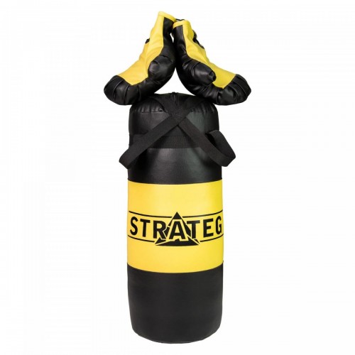 Боксерский набор желто-черный, большой (Strateg)