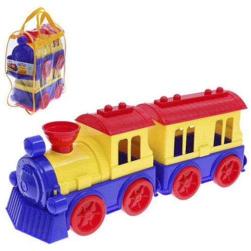 Поезд-вагон, пластик