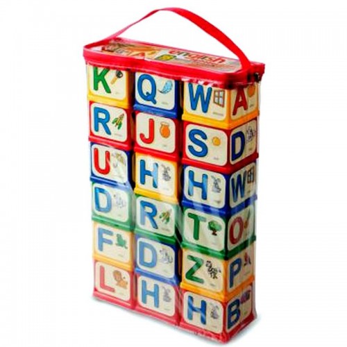 Кубики "English Alphabet" 18 шт - Языковые игрушки