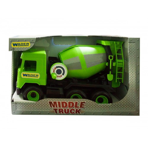 Бетономешалка "Middle truck" (зеленая) - игрушка