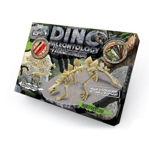 Набор для проведения раскопок "DINO PALEONTOLOGY", "Стегозавр", DP-01-01 (Dankotoys)
