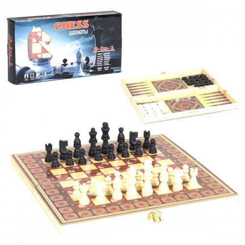 Шахи 3 в 1: комплект ігрових шахів
