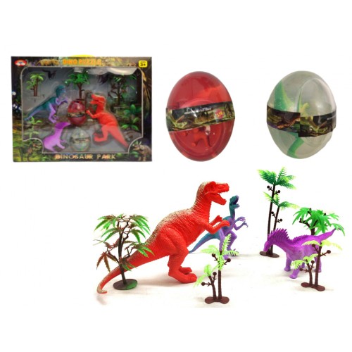 Игровой набор "Парк динозавров" + 2 лизуна