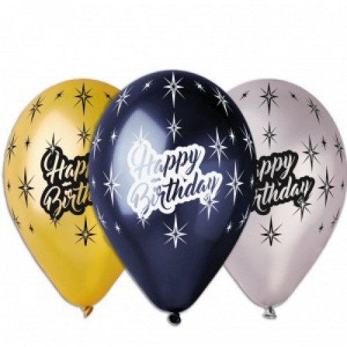 Набор латексных шариков "Happy Birthday", 50 шт (MiC)