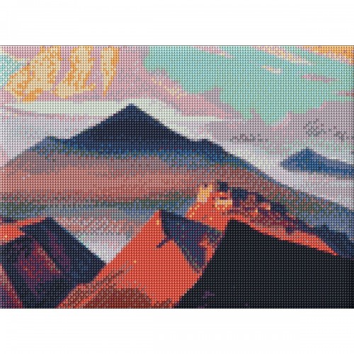 Алмазная мозаика "Гималайские горы ©Николай Рерих" 30х40см (Ідейка)
