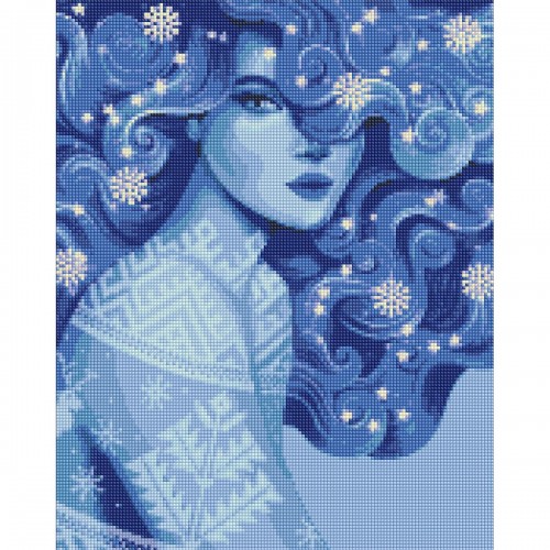 Алмазная мозаика "Холодная красота" (Ідейка)