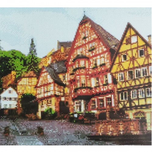 Алмазная мозаика "Яркая Германия", 40х50 см (Ідейка)