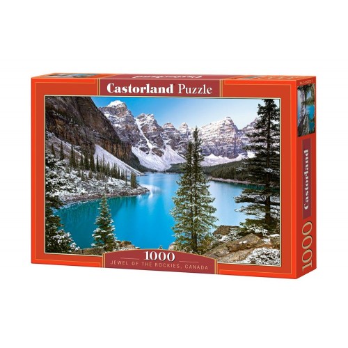 Пазли "Блакитне озеро, Jewel of the Rockies, Канада" - 1000 ел.