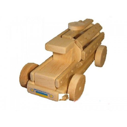 Эко-конструктор "Молоковоз" – деревянная игрушка
