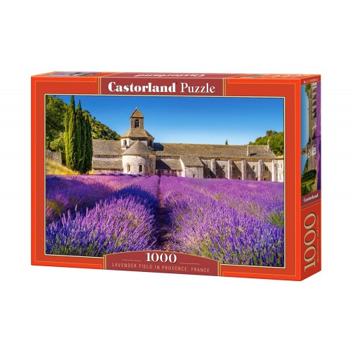 Пазлы "Лавандовые поля, Прованс, Франция", 1000 элементов (Castorland)