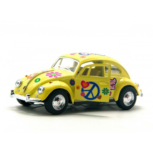 Машинка Volkswagen Beetle, желтая
