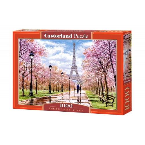Пазли "Романтична прогулянка у Парижі", 1000 елементів