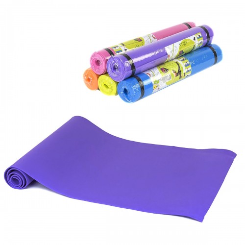 Килимок для йоги, 4 мм (фіолетовий) (MiC)