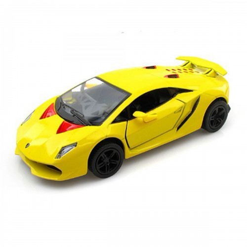 Машинка KINSMART "Lamborghini Sesto Elemento" (желтая)