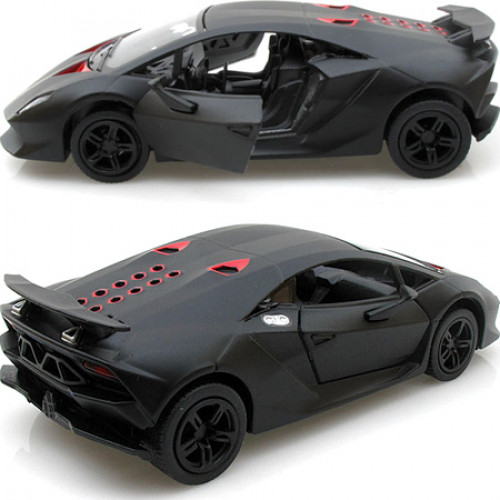 Машинка KINSMART "Lamborghini Sesto Elemento" (черная) (Kinsmart)
