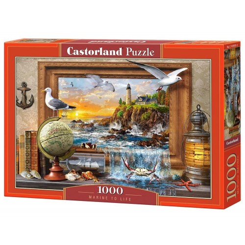Пазлы "Ожившее море", 1000 элементов (Castorland)