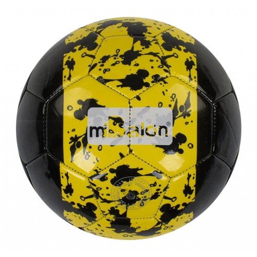 Мяч футбольный размер №5, желтый (miBalon)