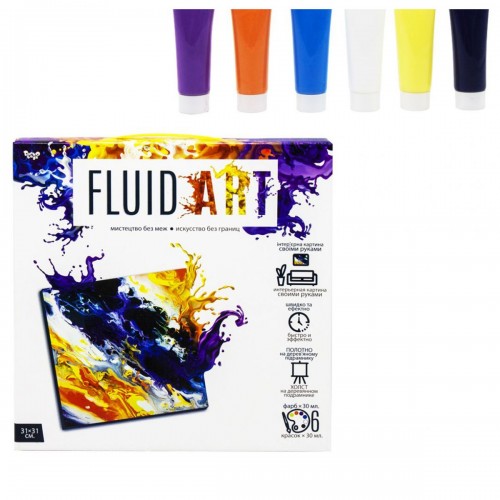 Набір для творчості "Fluid art" (Dankotoys)