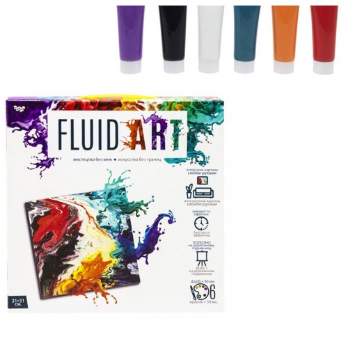 Набор для творчества "Fluid art" (Dankotoys)