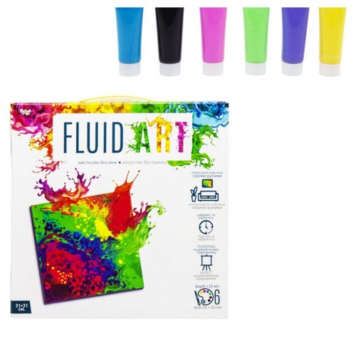 Набор для творчества "Fluid art" (Dankotoys)