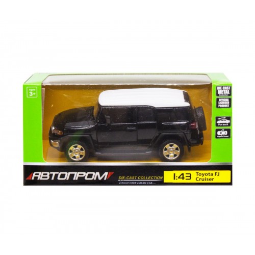 Машинка "Toyota FJ Cruiser" из серии "Автопром", черный (Автопром)