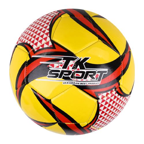 М'яч футбольний "TK Sport", жовтий (MiC)