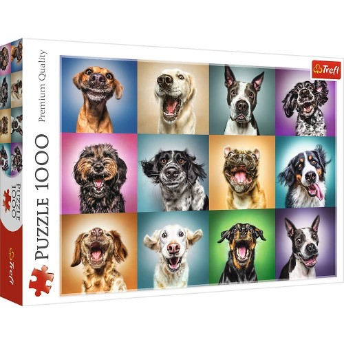 Пазли "Смішні портрети собак", 1000 елементів (Trefl)