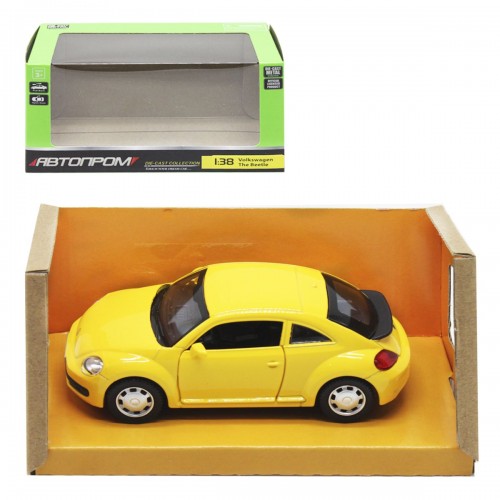 Машина "Volkswagen Beetle" желтая