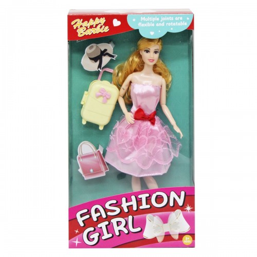 Кукла с чемоданом "Fashion Girl"